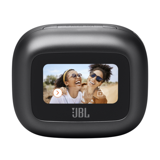 JBL Live Beam 3 (Black) - Smart Charging Case display