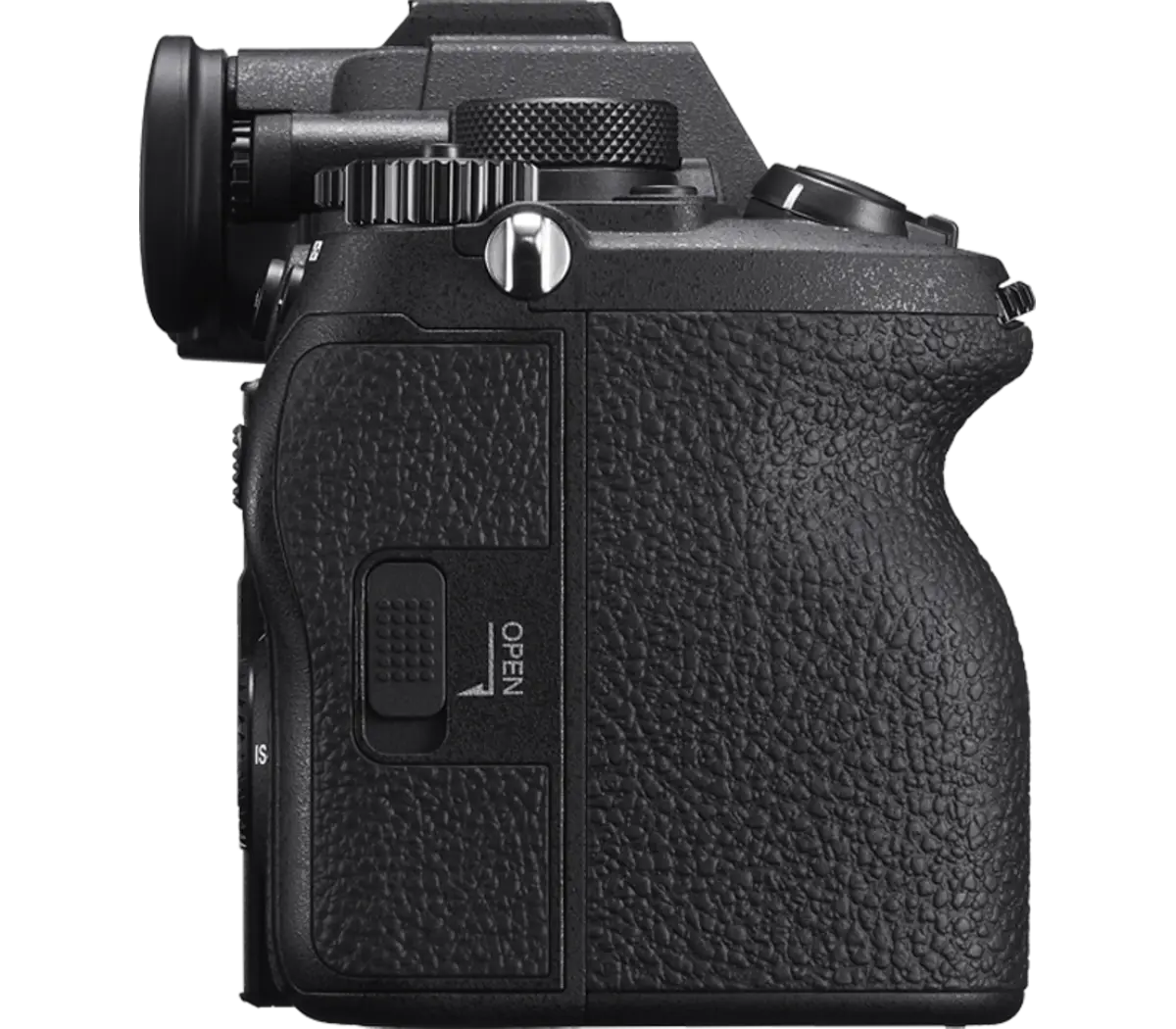 Sony Alpha 7 V – grip side