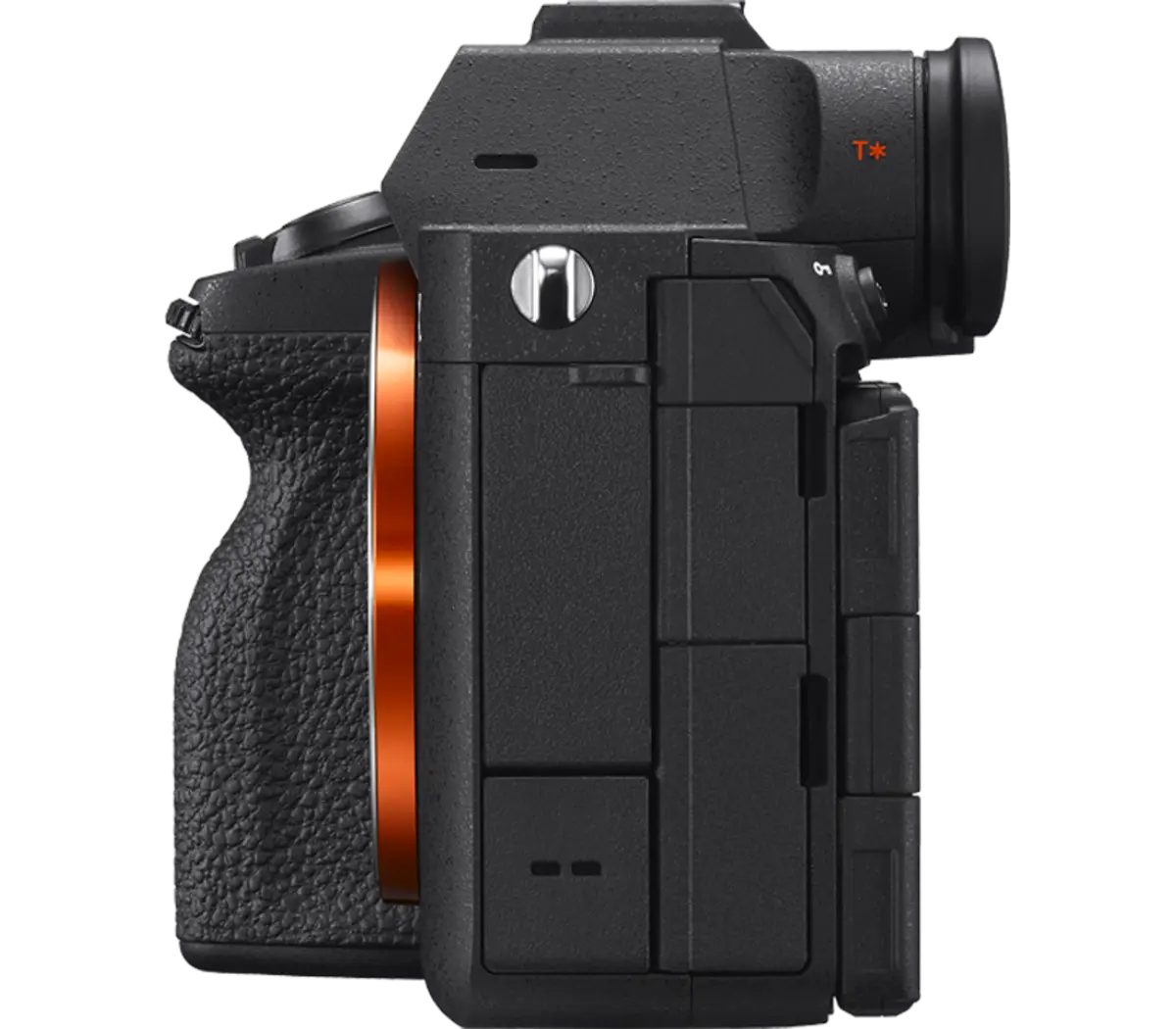 Sony Alpha 7 V – connector side