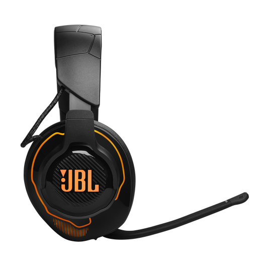 JBL Quantum 910 Wireless (Black) - right illuminated earcup