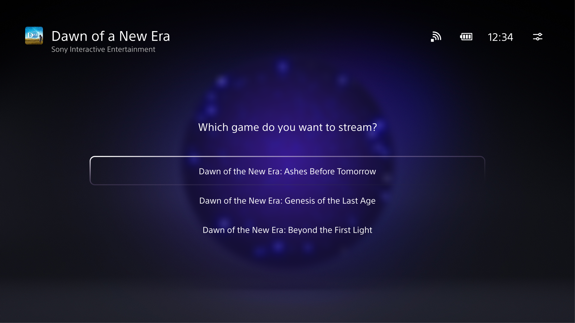 PlayStation Portal Cloud Streaming interface