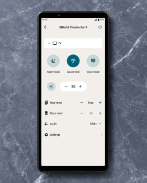 Sony BRAVIA Theatre Bar 9 HT-A9000 (Black) - BRAVIA Connect app illustration