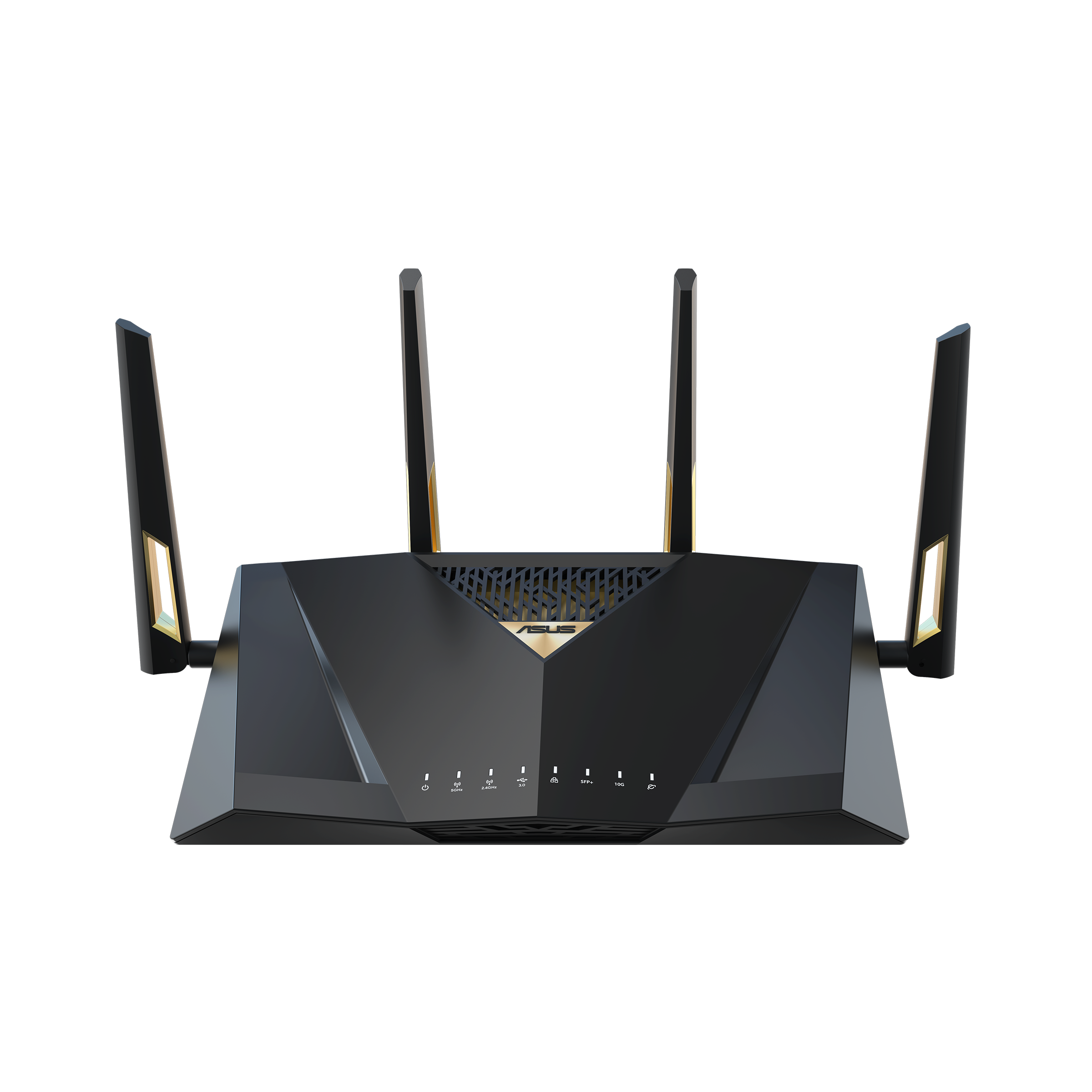 ASUS RT-BE88U - front housing and antennas