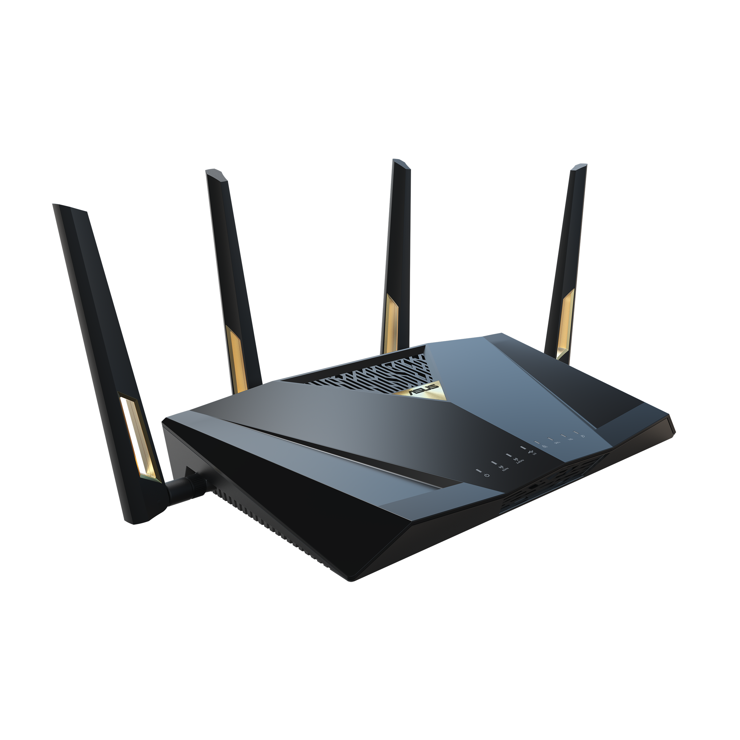 ASUS RT-BE88U - front three-quarter view from right