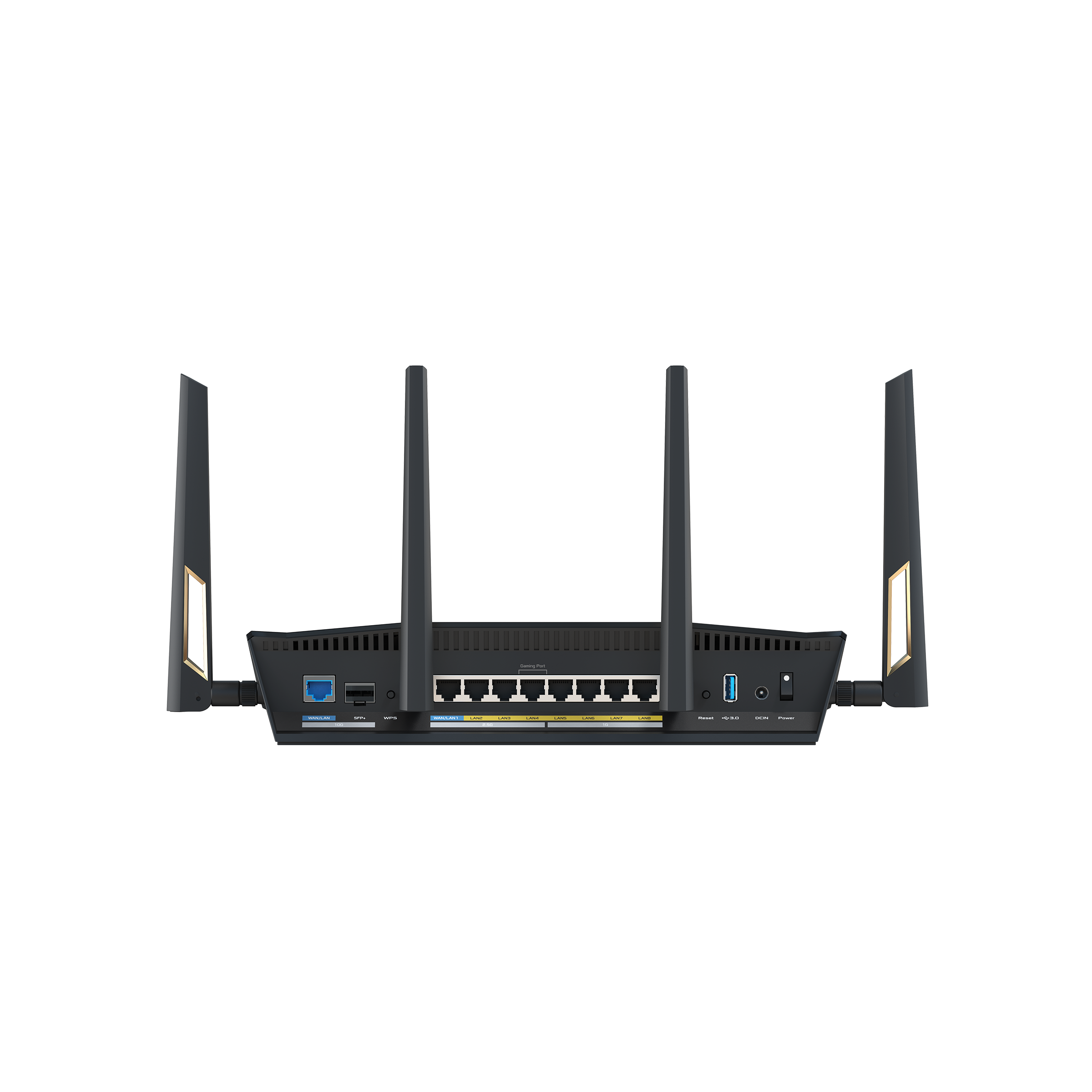 ASUS RT-BE88U - rear network ports