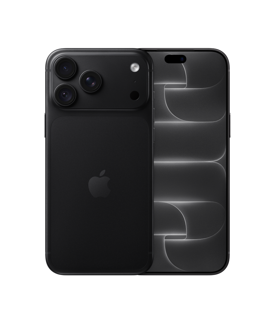 Apple iPhone 18 Pro Max – Black front and rear view