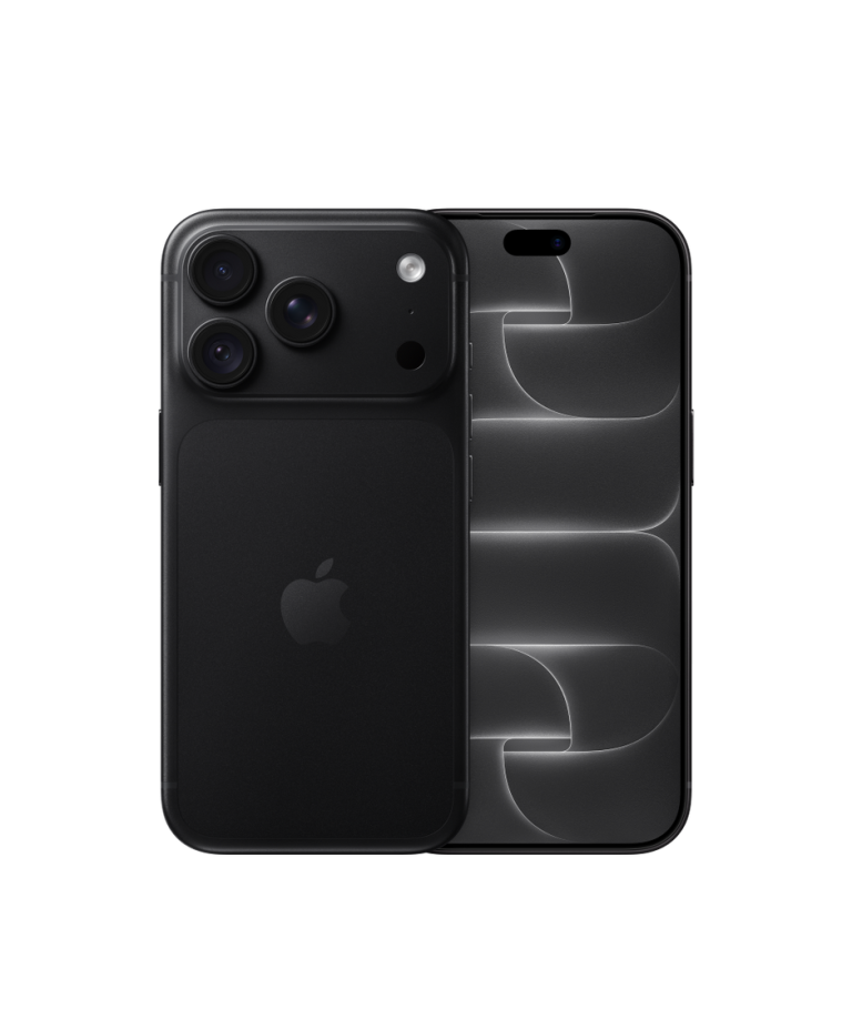 Apple iPhone 18 Pro – Black front and rear view