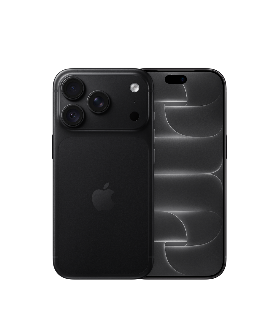 Apple iPhone 18 Pro – Black front and rear view