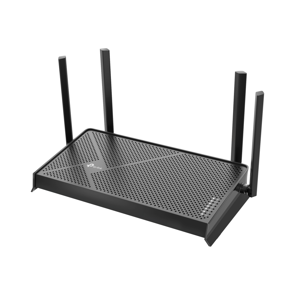 TP-Link Archer BE230 Wi-Fi 7 Router - front three-quarter view