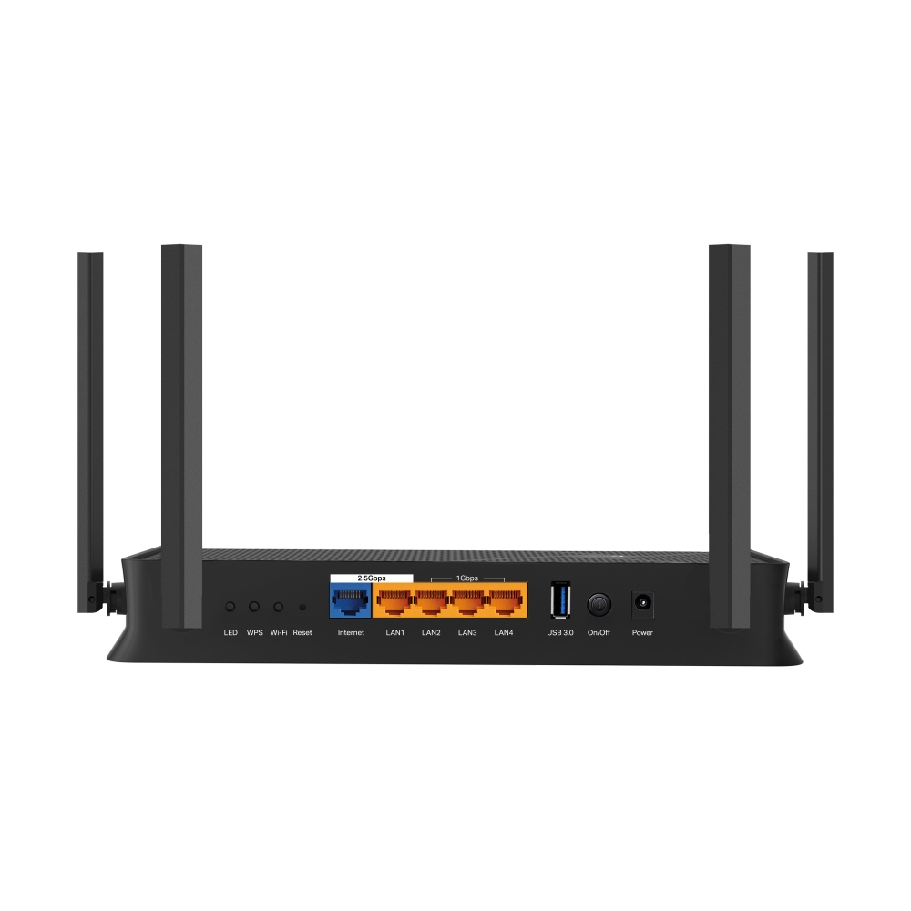 TP-Link Archer BE230 Wi-Fi 7 Router - rear ports