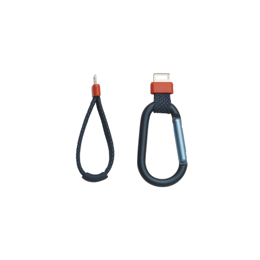 JBL Flip 7 (Blue) - included wrist strap and carabiner