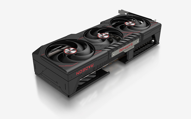 SAPPHIRE PULSE RX 9070 XT 11348-03-20G – angled side view