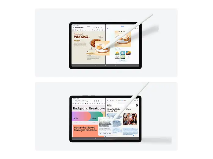 Samsung Galaxy Tab S11 AI productivity view