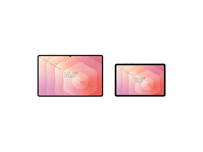 Samsung Galaxy Tab S11 and S11 Ultra size comparison