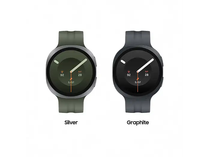 Samsung Galaxy Watch9 Silver and Graphite color options