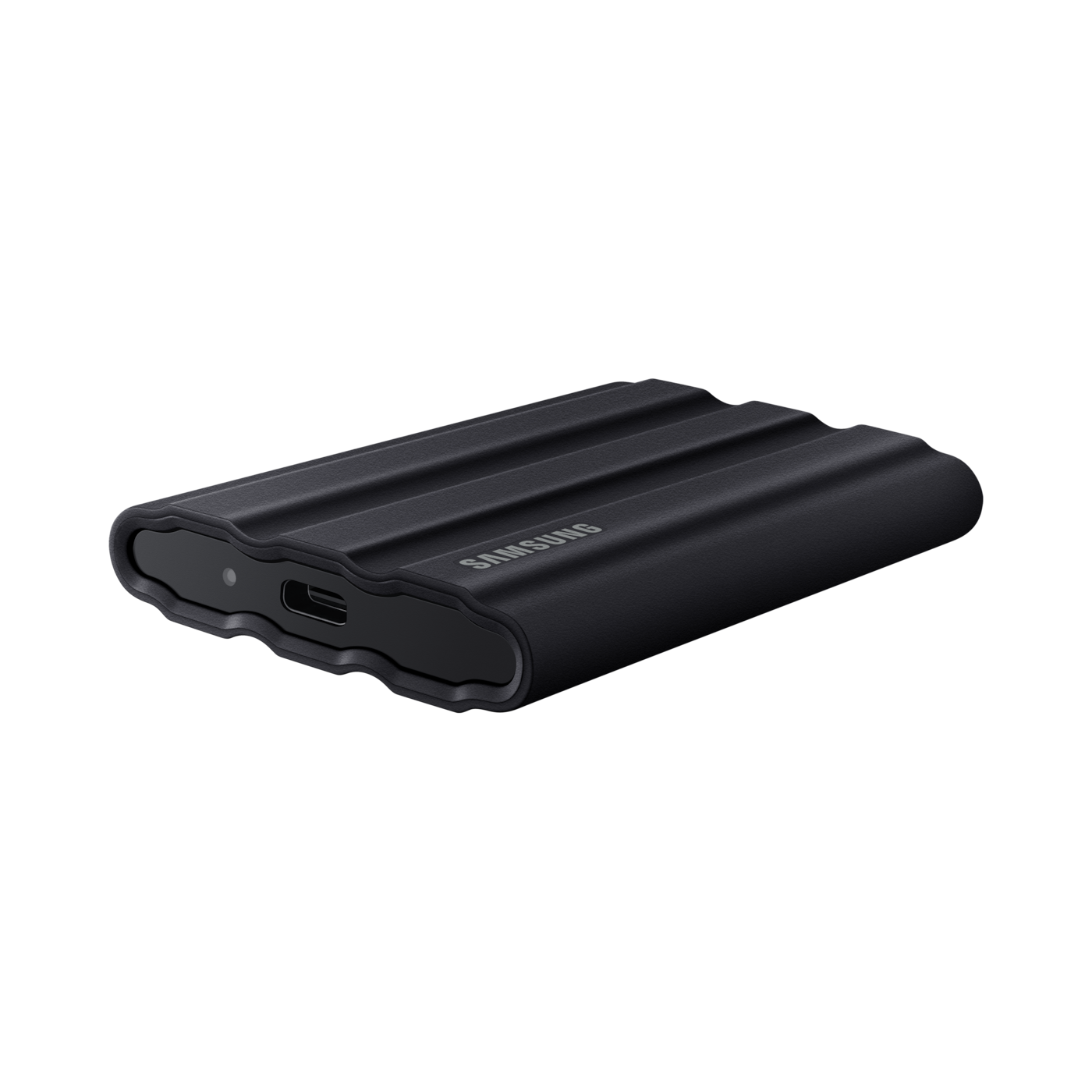 Samsung Portable SSD T7 Shield 2TB (Black, MU-PE2T0S/EU) - USB-C port edge