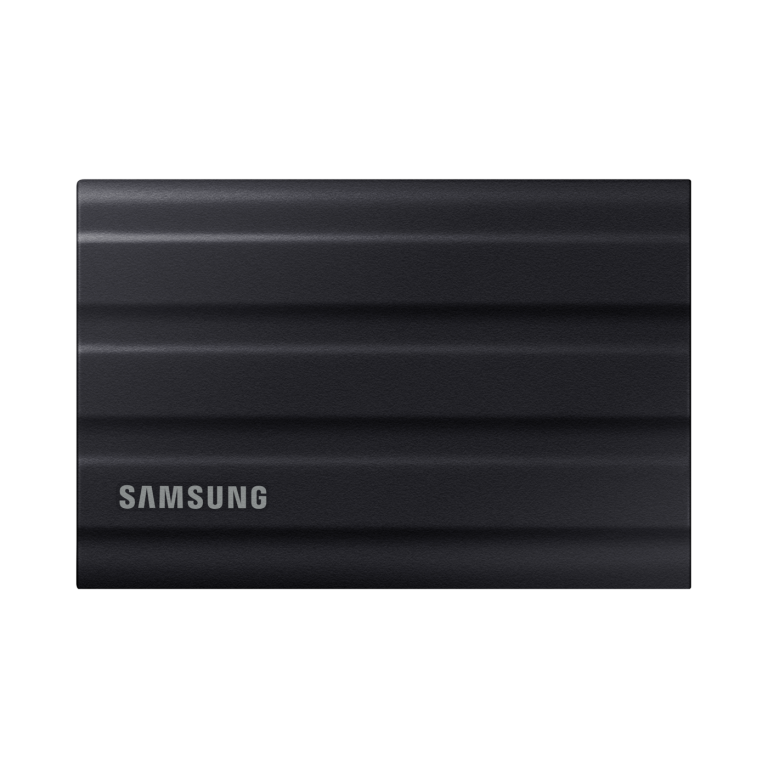 Samsung Portable SSD T7 Shield 2TB (Black, MU-PE2T0S/EU) - front view