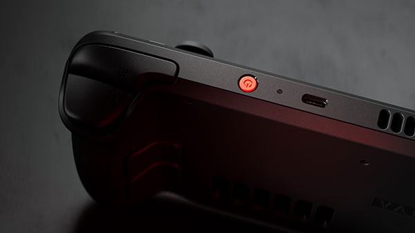 Valve Steam Deck OLED bumper view