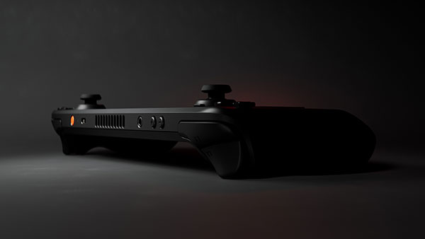 Valve Steam Deck OLED left corner view