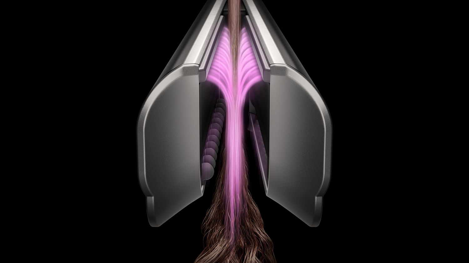 Dyson Airstrait (Ceramic Pink/Rose Gold) – comb and airflow detail