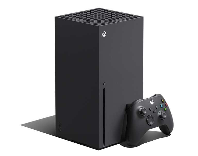 Xbox Series X Carbon Black front view