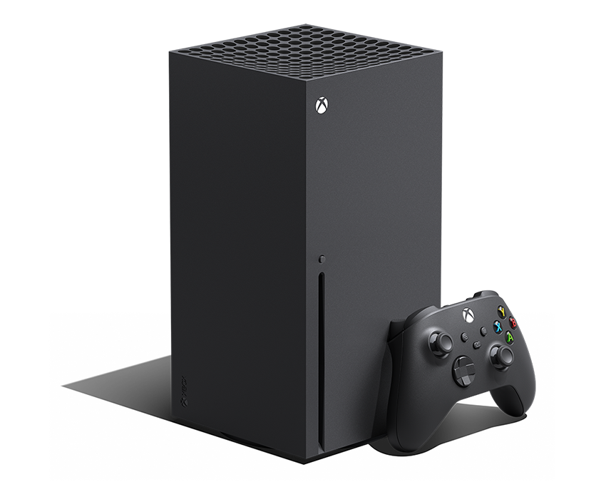 Xbox Series X Carbon Black front view