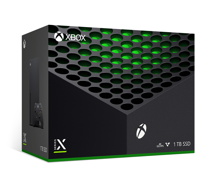 Xbox Series X Carbon Black packaging