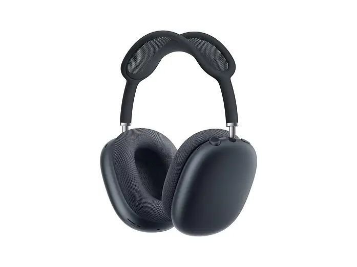Apple AirPods Max USB-C 2024 Midnight — ear cups and mesh headband