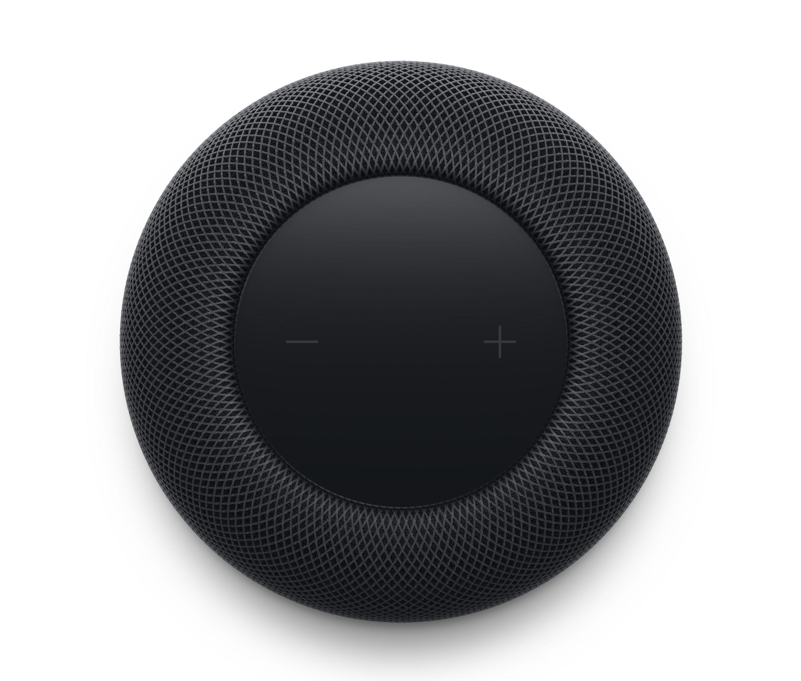 Apple HomePod 2nd generation Midnight — top touch controls