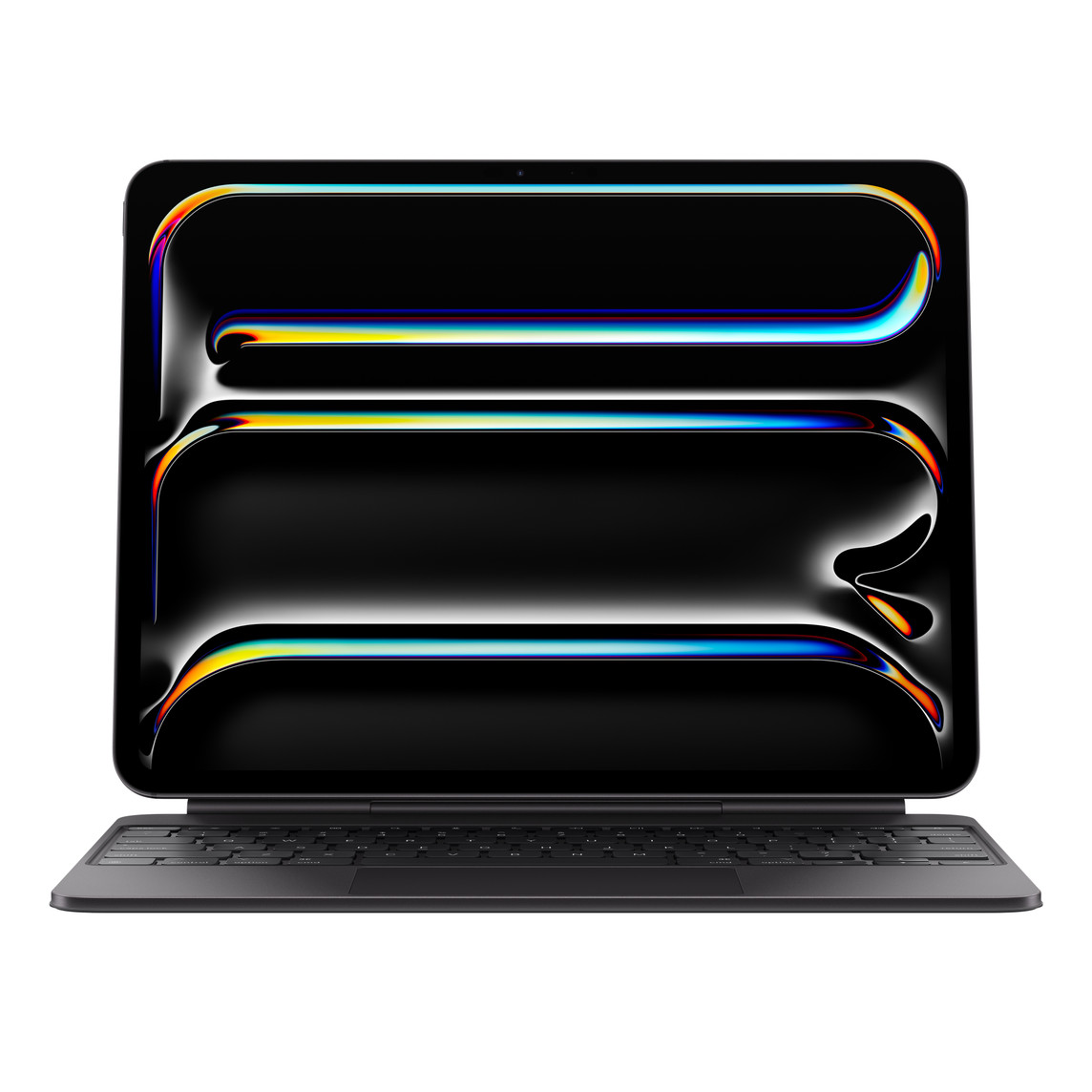 Apple Magic Keyboard 13-inch Black German — landscape typing position; iPad sold separately