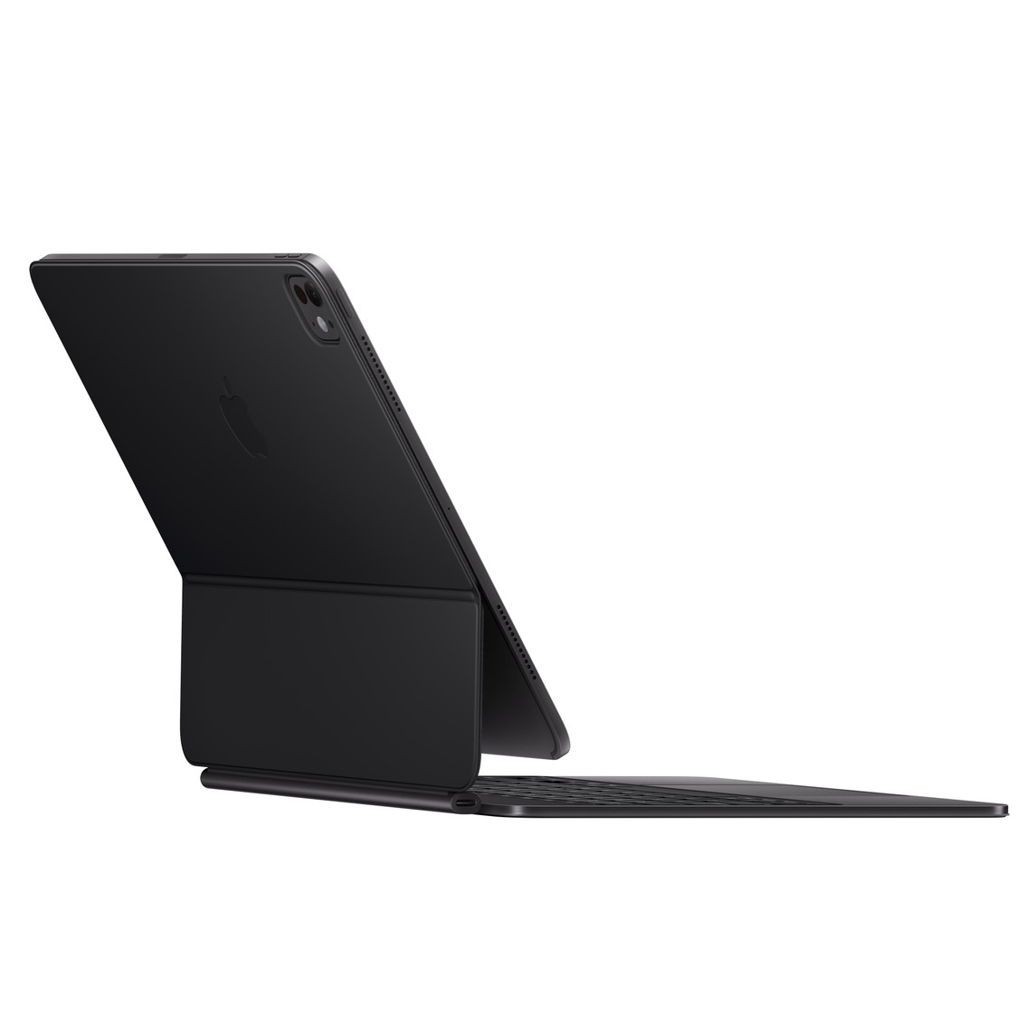 Apple Magic Keyboard 13-inch Black German — floating side view; iPad sold separately