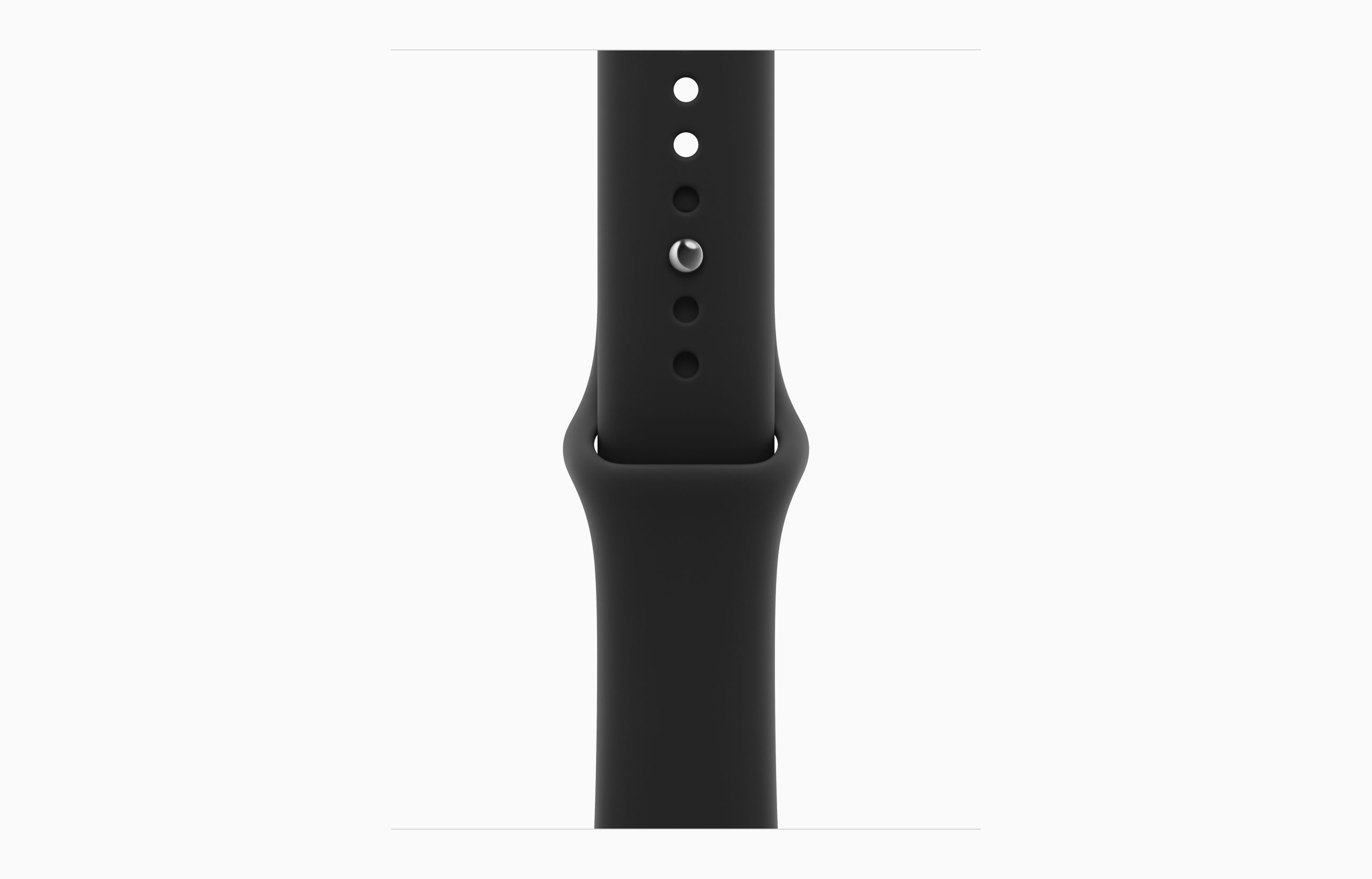 Black Sport Band — adjustable band for Apple Watch SE 3