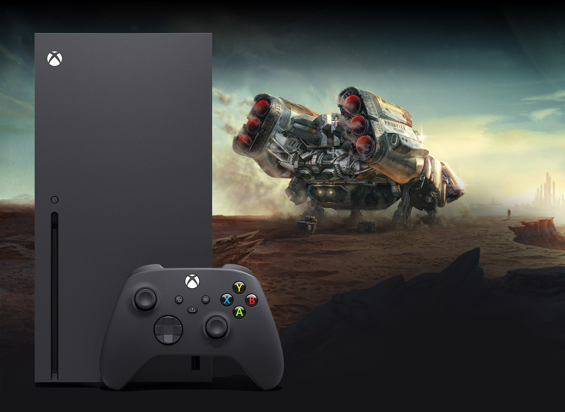 Xbox Series X 1TB Carbon Black with Xbox Wireless Controller