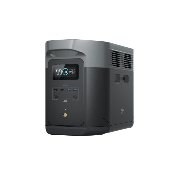 EcoFlow DELTA 2 Max Portable Power Station - front three-quarter view