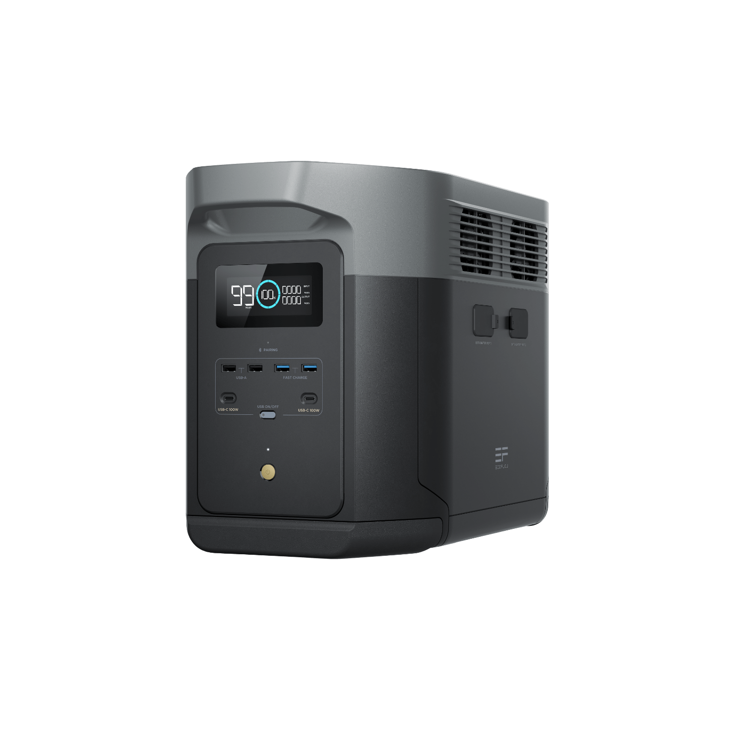 EcoFlow DELTA 2 Max Portable Power Station - front three-quarter view