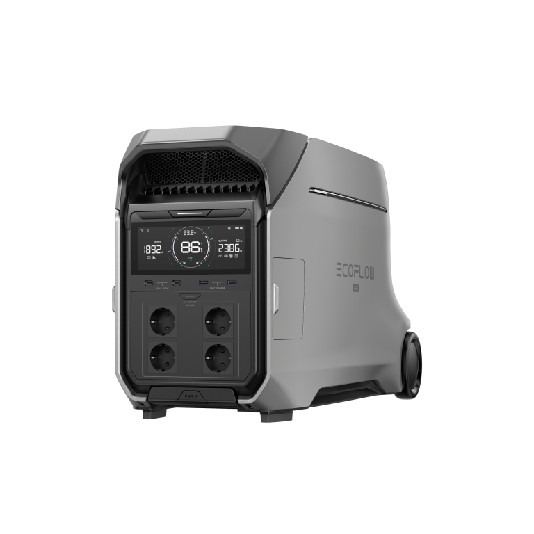 EcoFlow DELTA Pro 3 Portable Power Station - front three-quarter view
