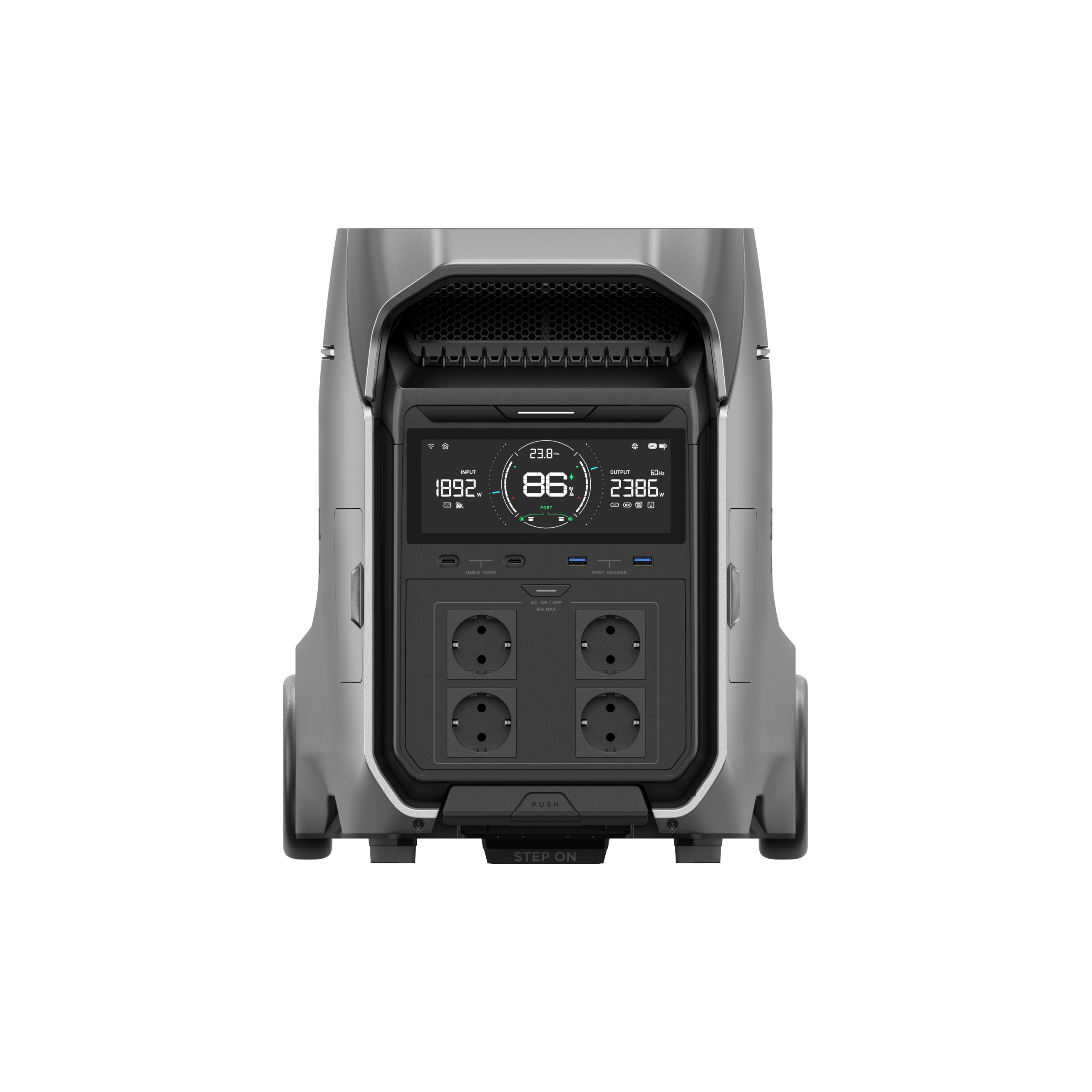 EcoFlow DELTA Pro 3 Portable Power Station - front controls