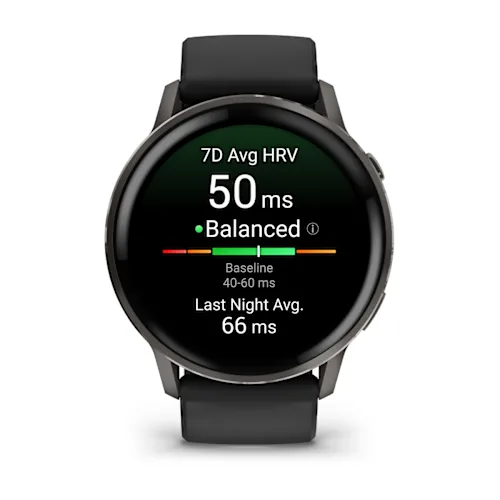 Garmin Venu 4 45mm Slate Black official image 2