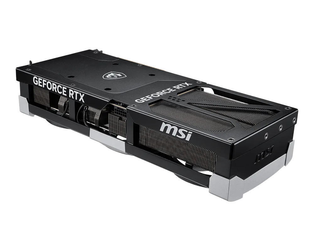 MSI GeForce RTX 5090 32G VENTUS 3X OC – rear three-quarter view