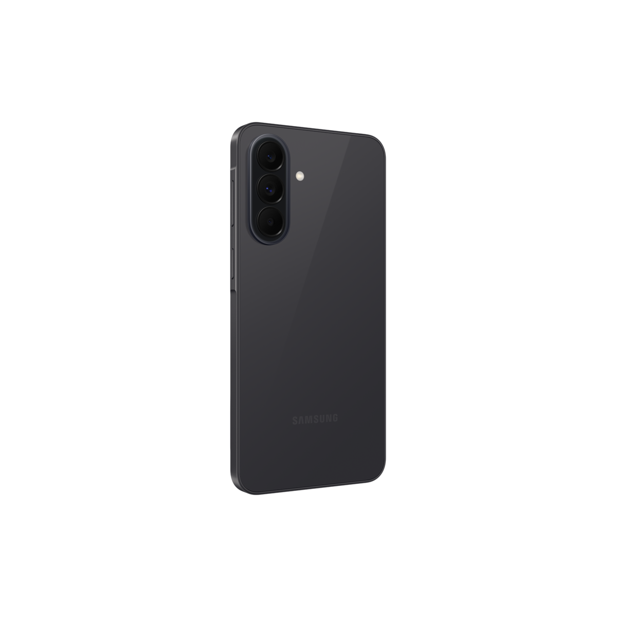 Samsung Galaxy A37 5G 256GB Awesome Charcoal EU — rear left three-quarter view