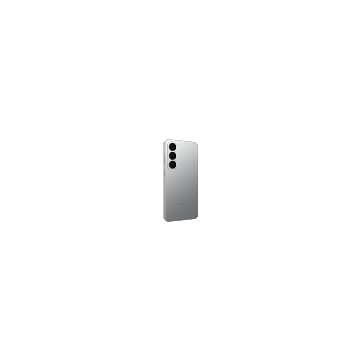 Samsung Galaxy S26 256GB Silver Shadow EU — rear left three-quarter view