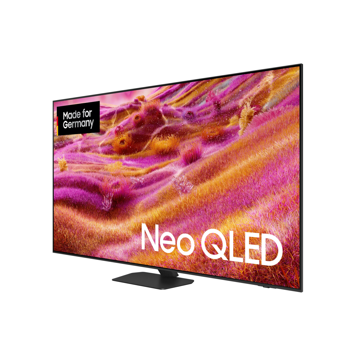 Samsung QN90F Neo QLED 65-inch 4K TV (GQ65QN90FATXZG) — front three-quarter view