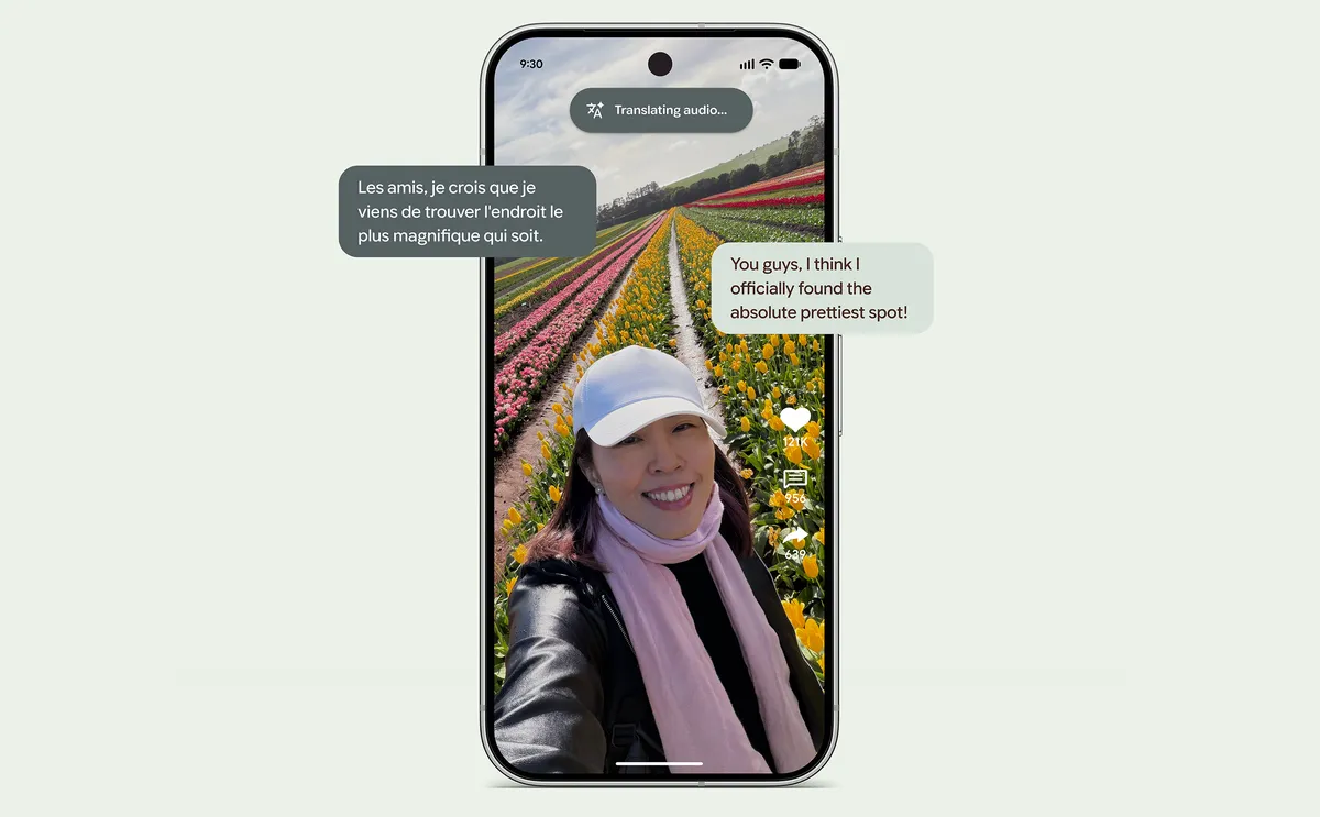 Google Pixel 11 Pro XL Live Translate feature