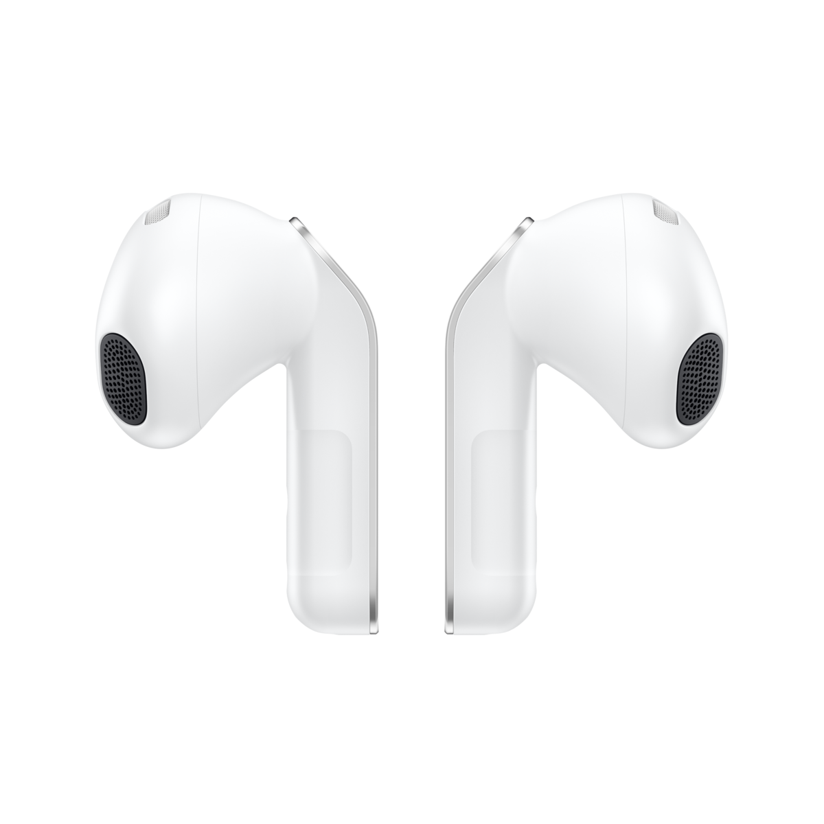 Samsung Galaxy Buds4 White — earbuds side view