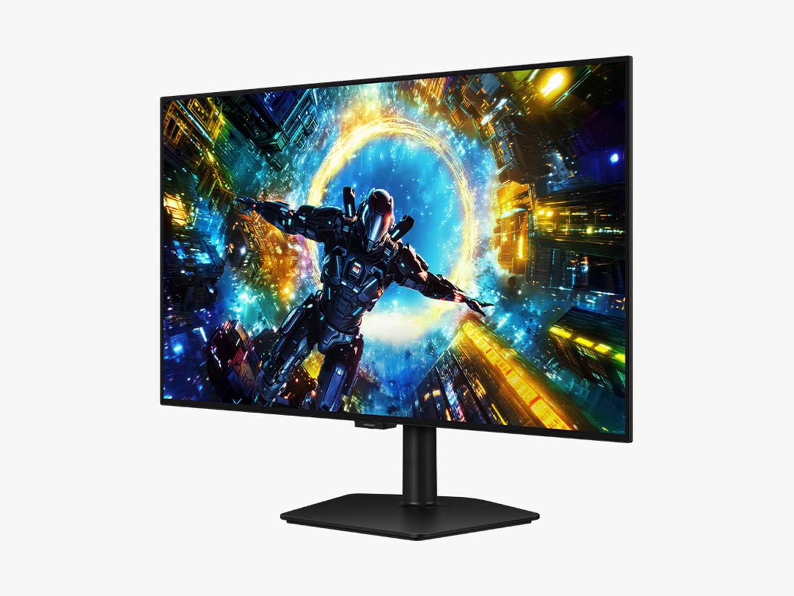 Samsung Odyssey OLED G7 32-inch (G73SH) — front three-quarter view