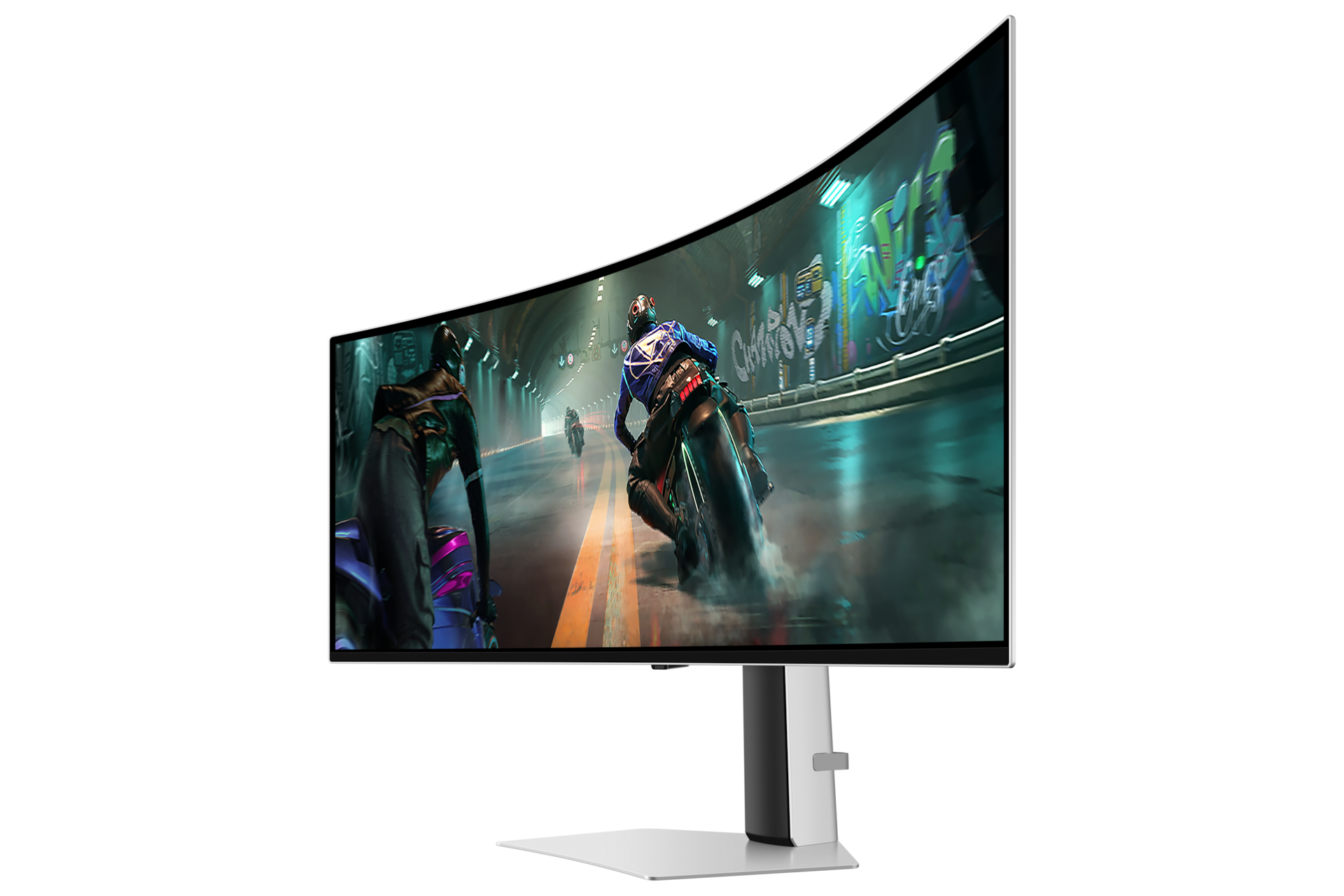 Samsung Odyssey OLED G9 49-inch (G91SD) — opposite front angle