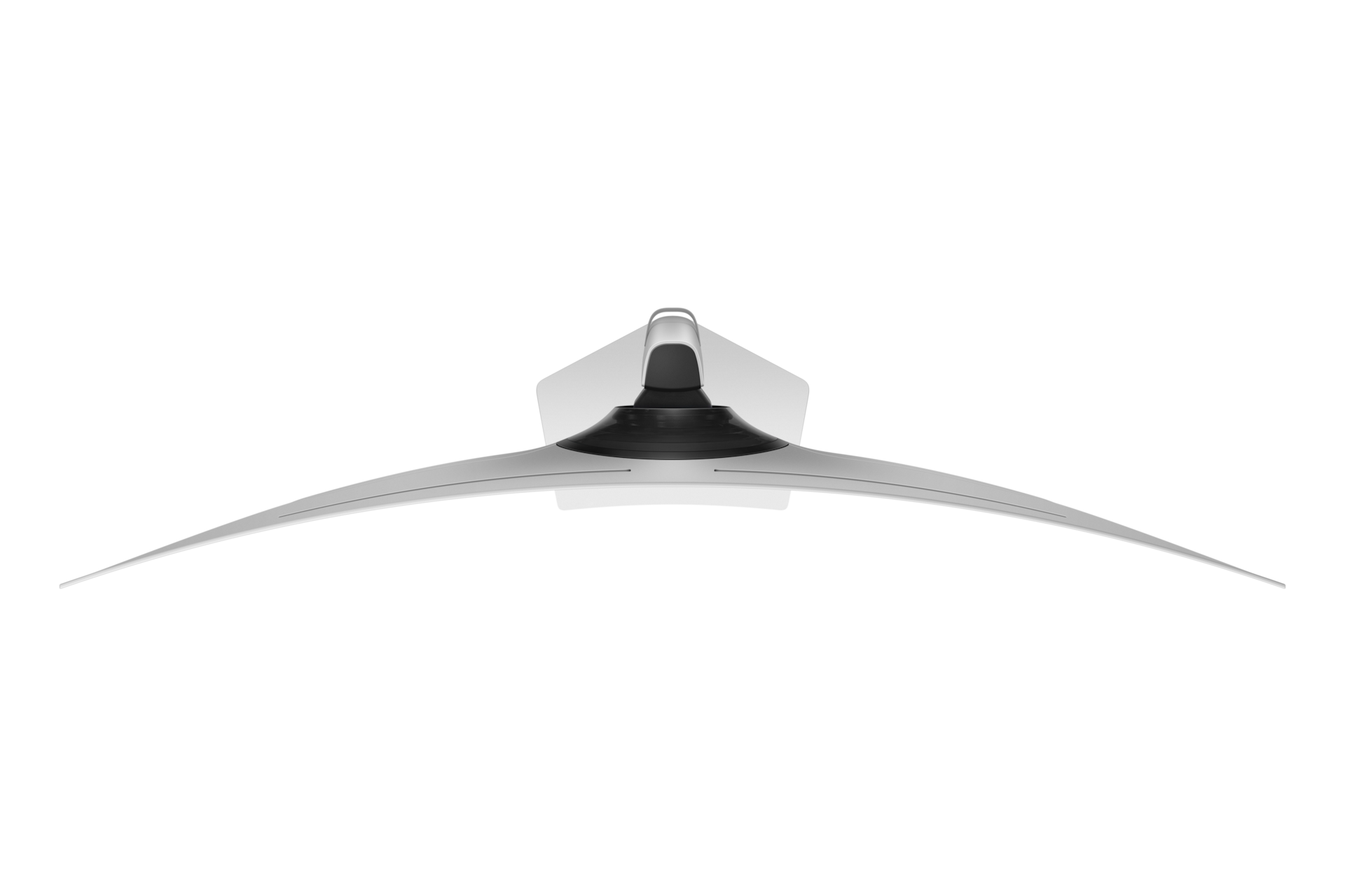 Samsung Odyssey OLED G9 49-inch (G91SD) — top view of screen curvature