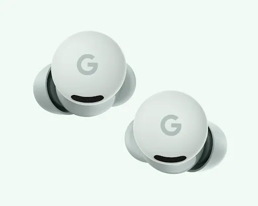 Google Pixel Buds 2a (Fog) — pair of earbuds