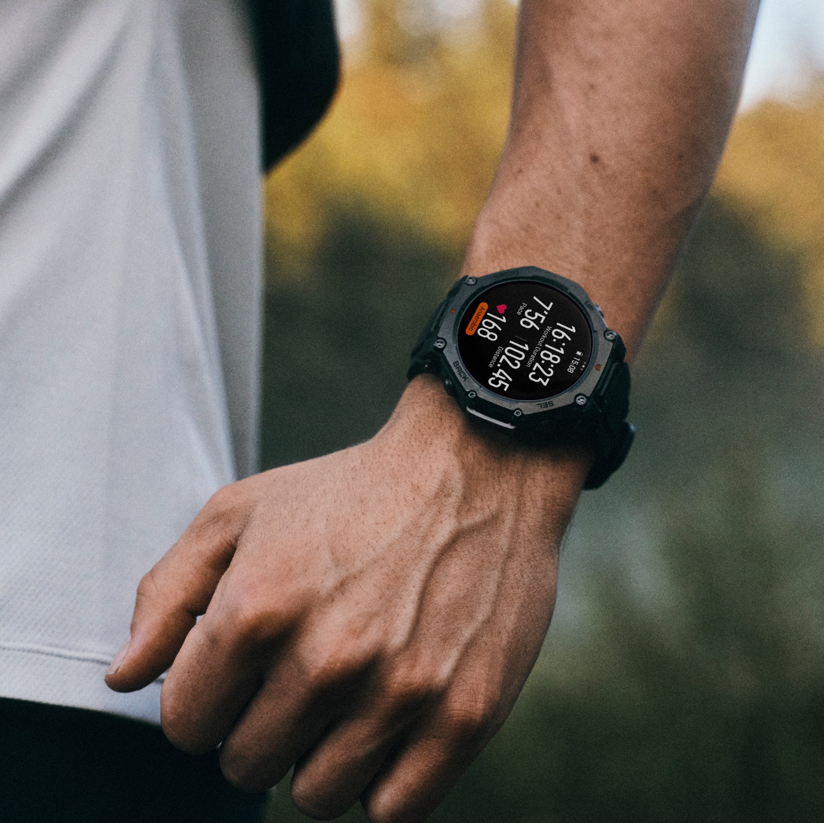 Amazfit T-Rex 3 Pro 48mm (Tactical Black) — worn on wrist