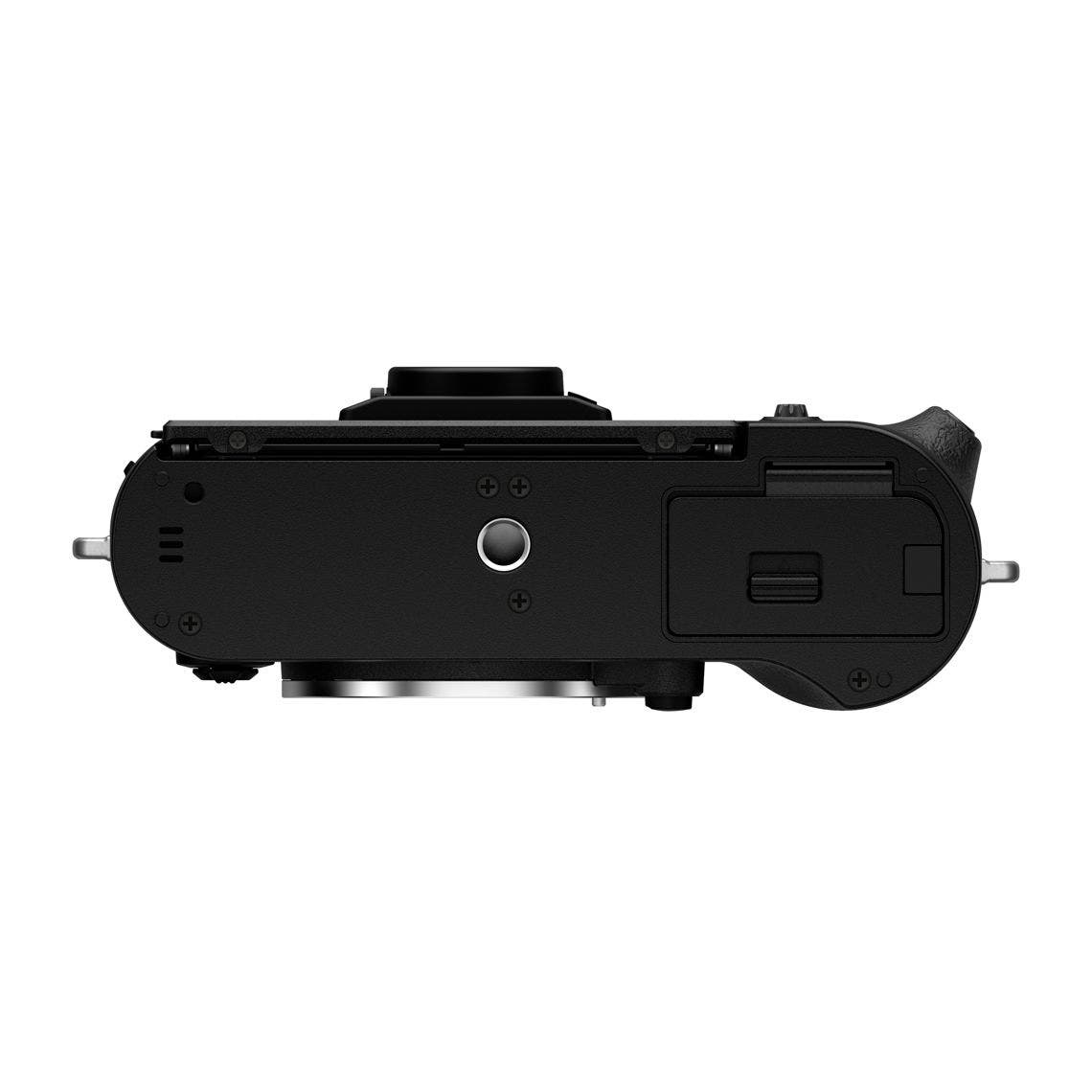 FUJIFILM X-T50 Mirrorless Camera (Black, Body Only) — underside